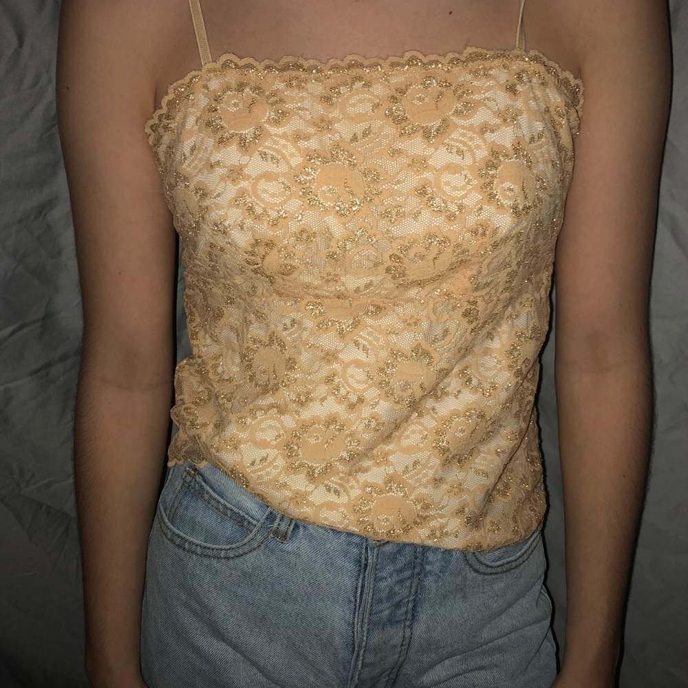 New York & Company (intimates) | floral lacy shirt